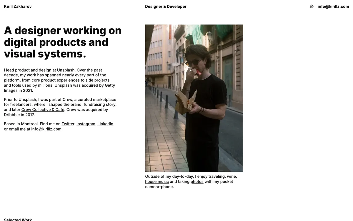 Kirill Zakharov website