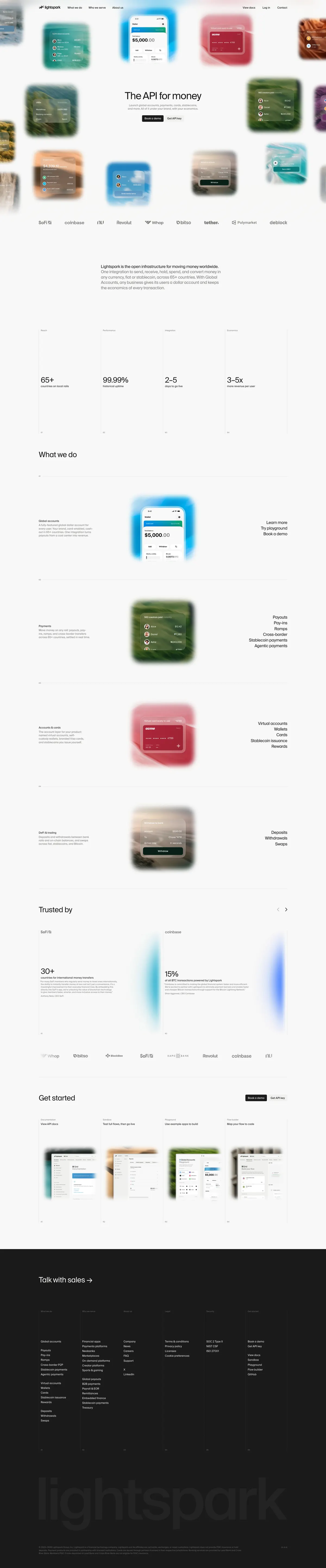 Full-page screenshot of Lightspark (lightspark.com)