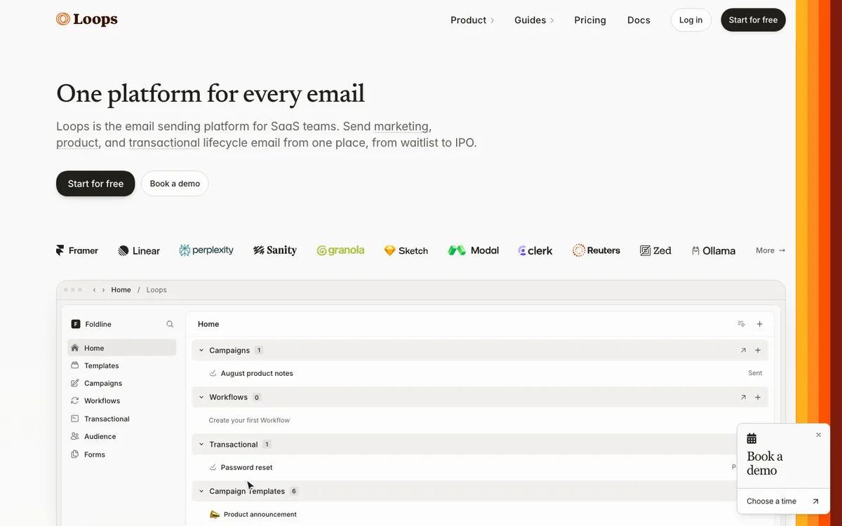 Loops website