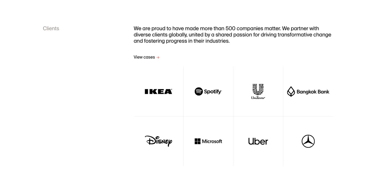Logos section of Lynxeye