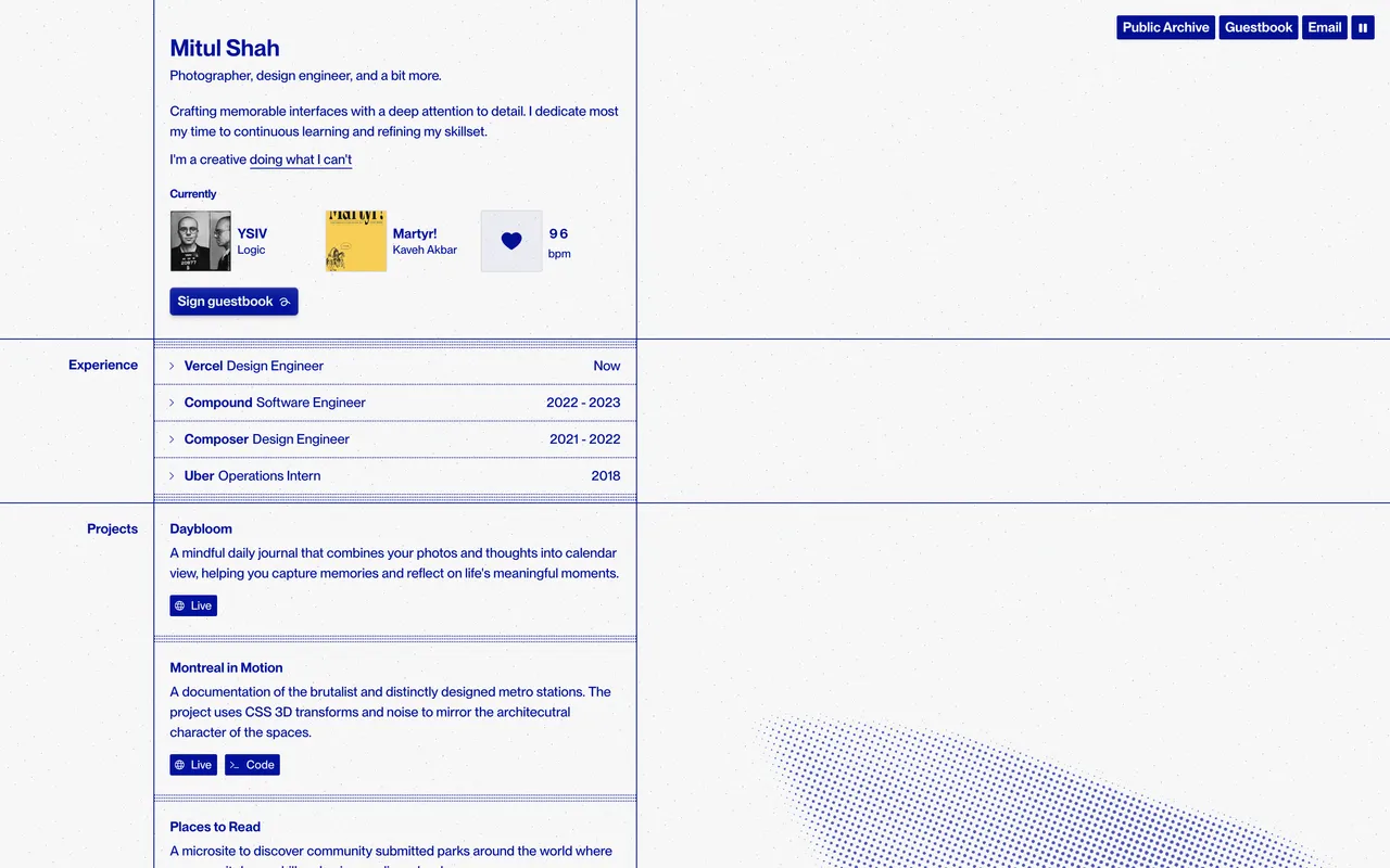Mitul Shah website