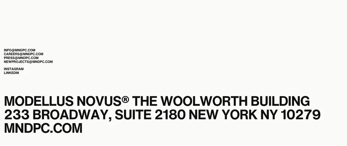 Footer section of Modellus Novus®