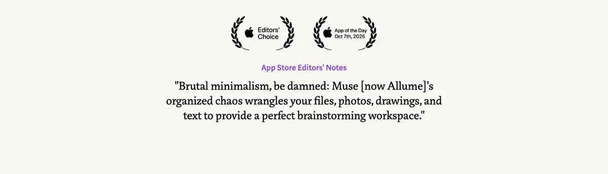 Testimonials section of Muse