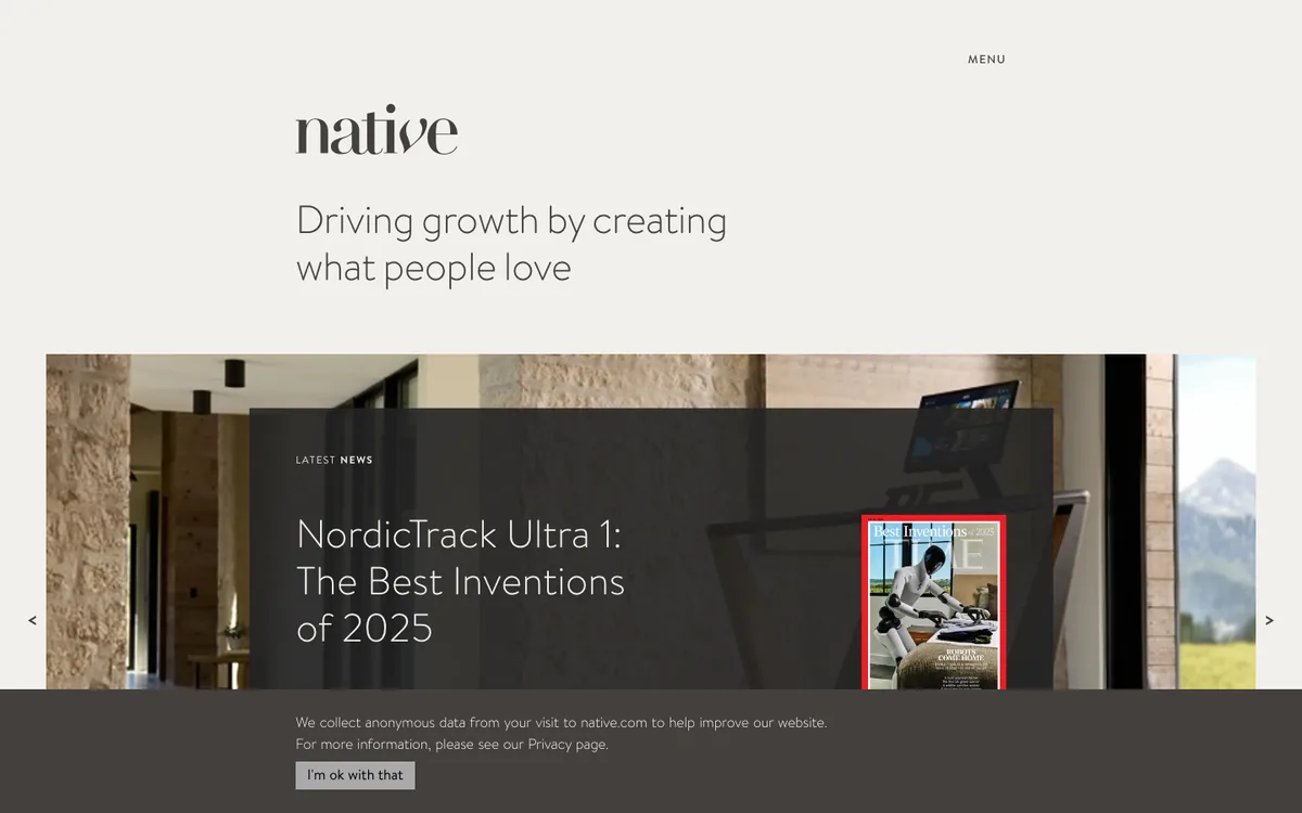 Native website