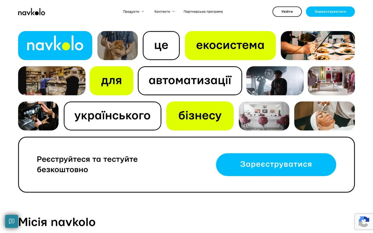 Navkolo website