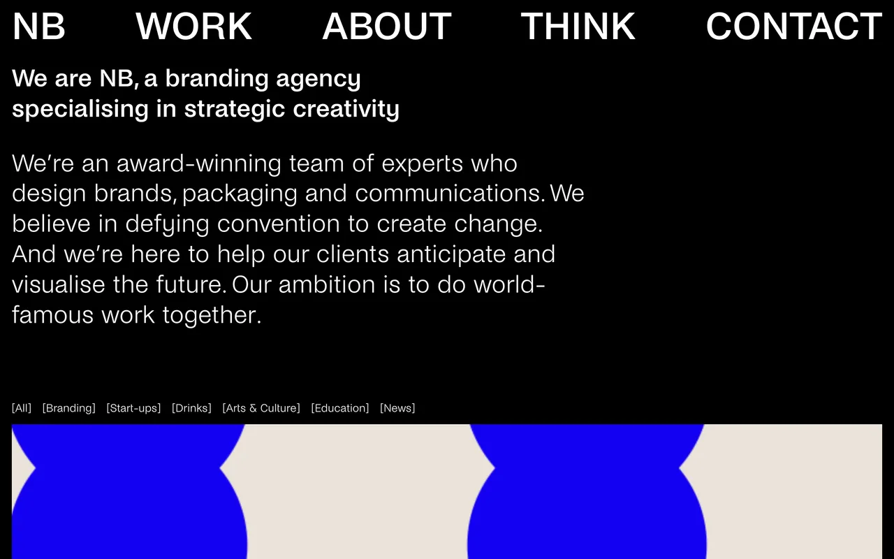NB Studio website