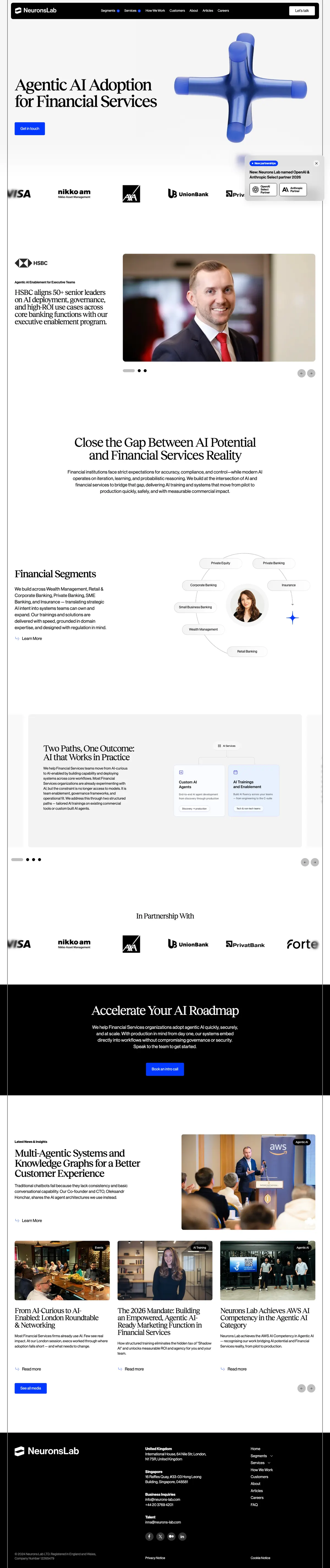 Full-page screenshot of Neurons Lab (neurons-lab.com)