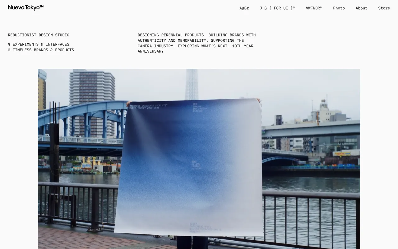 Nuevo.Tokyo website
