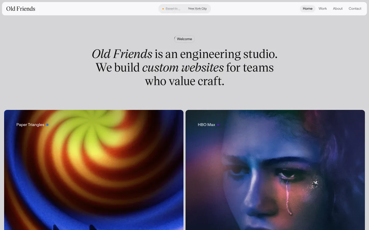 Old Friends website