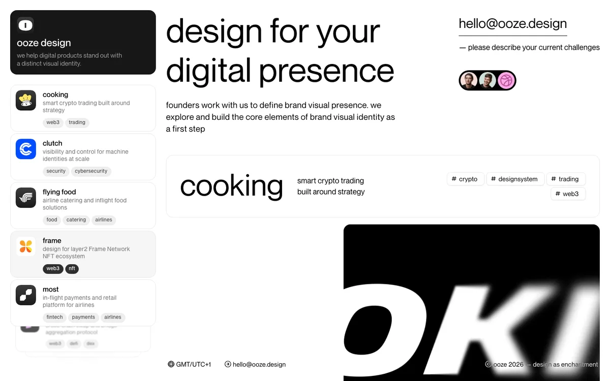oooooooze website