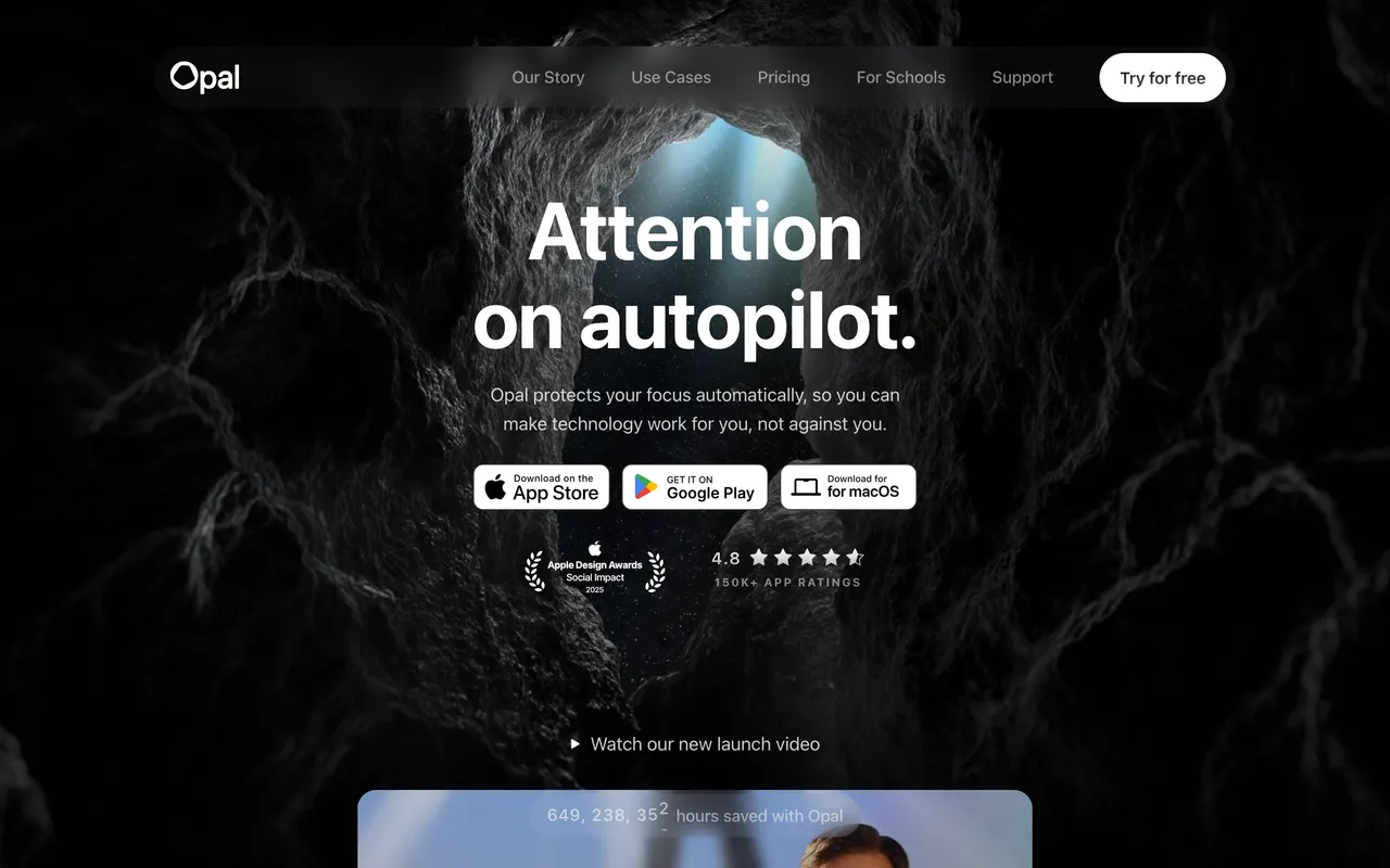 Opal website