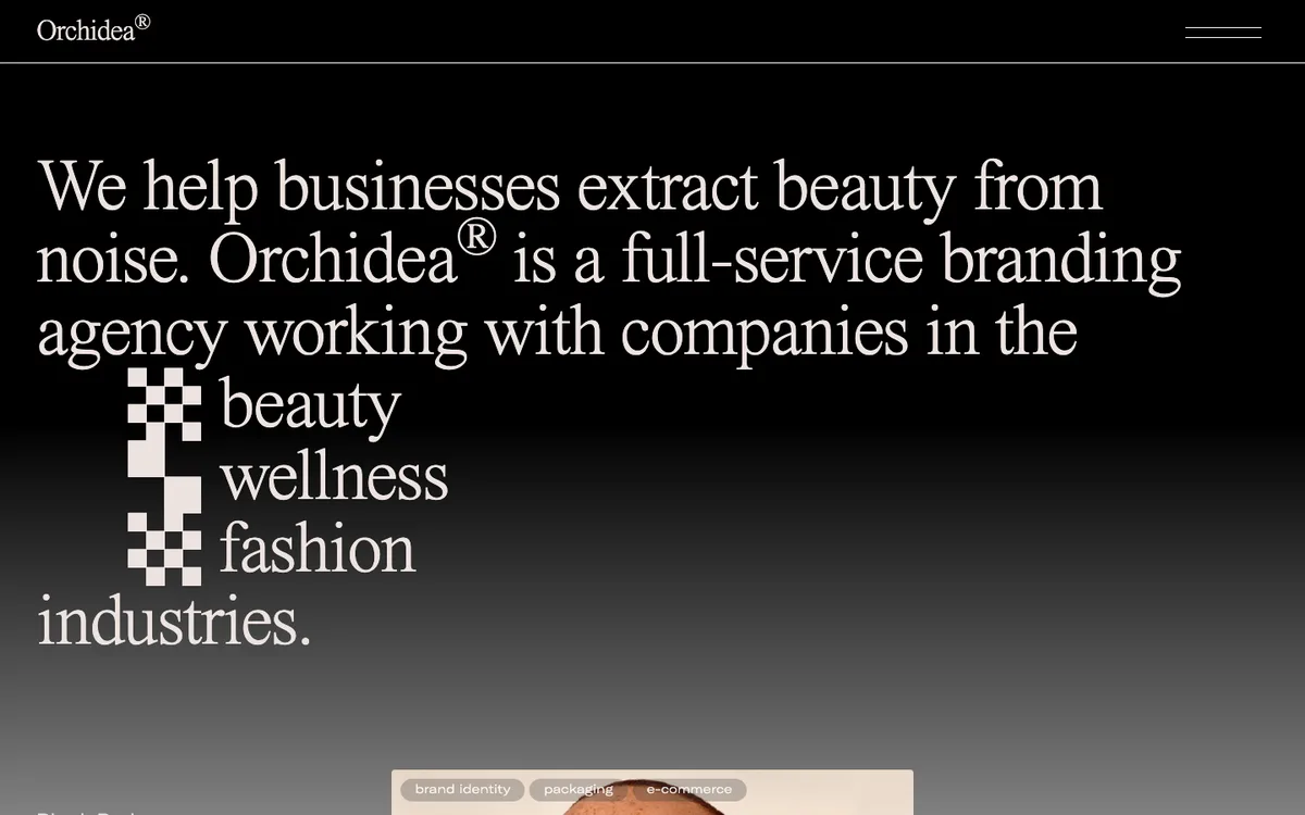 Orchidea Agency website