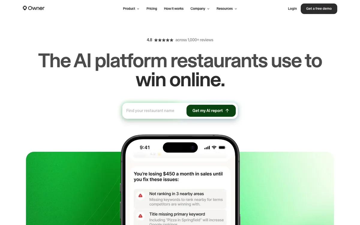 Owner.com website
