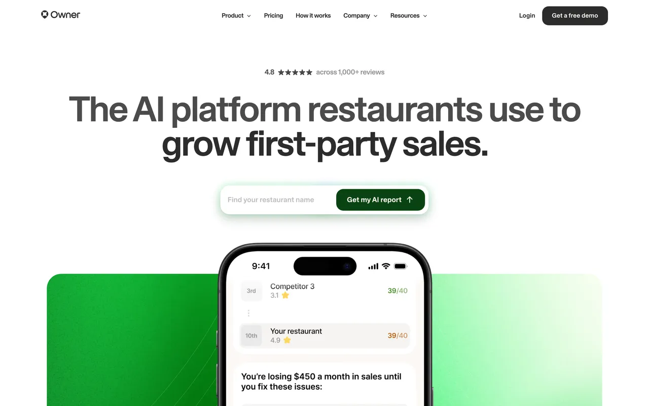 Owner.com website