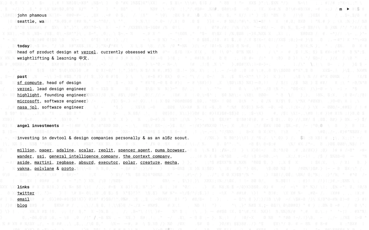 john phamous website