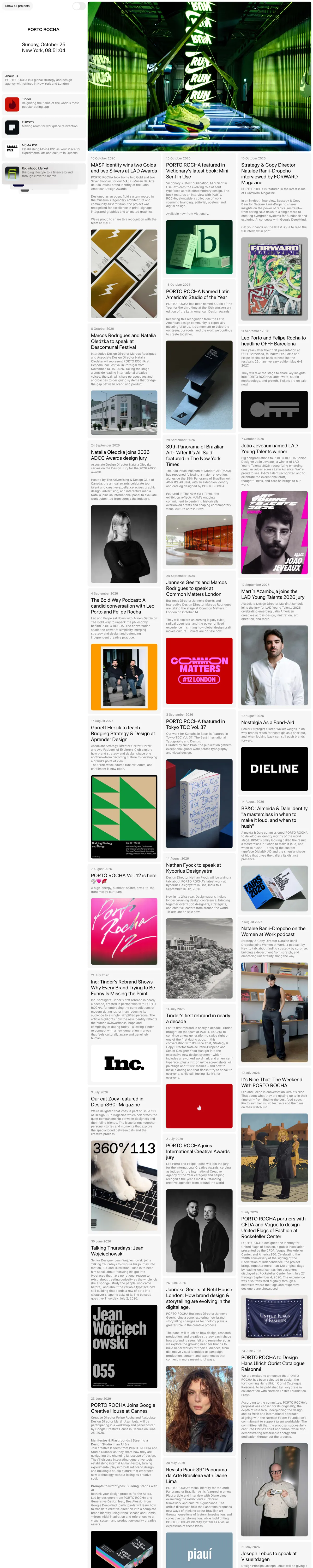 Full-page screenshot of PORTO ROCHA (portorocha.com)