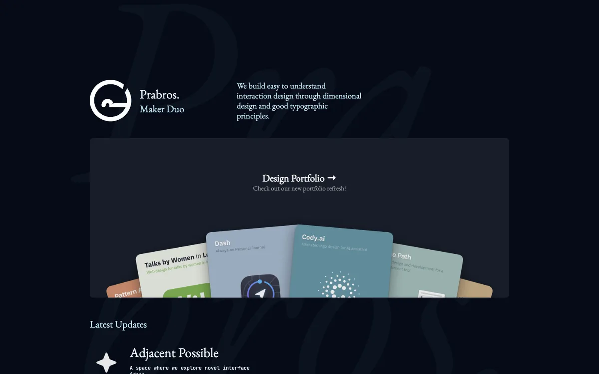 Prabros. website