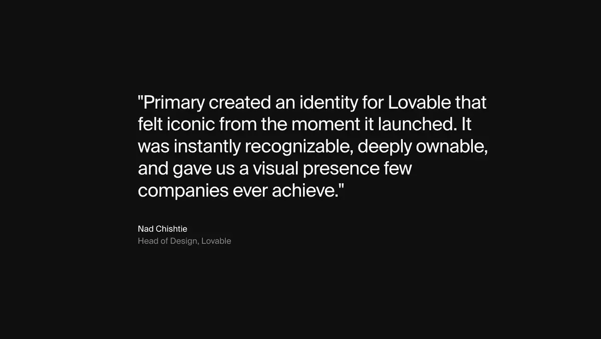 Testimonials section of Primary