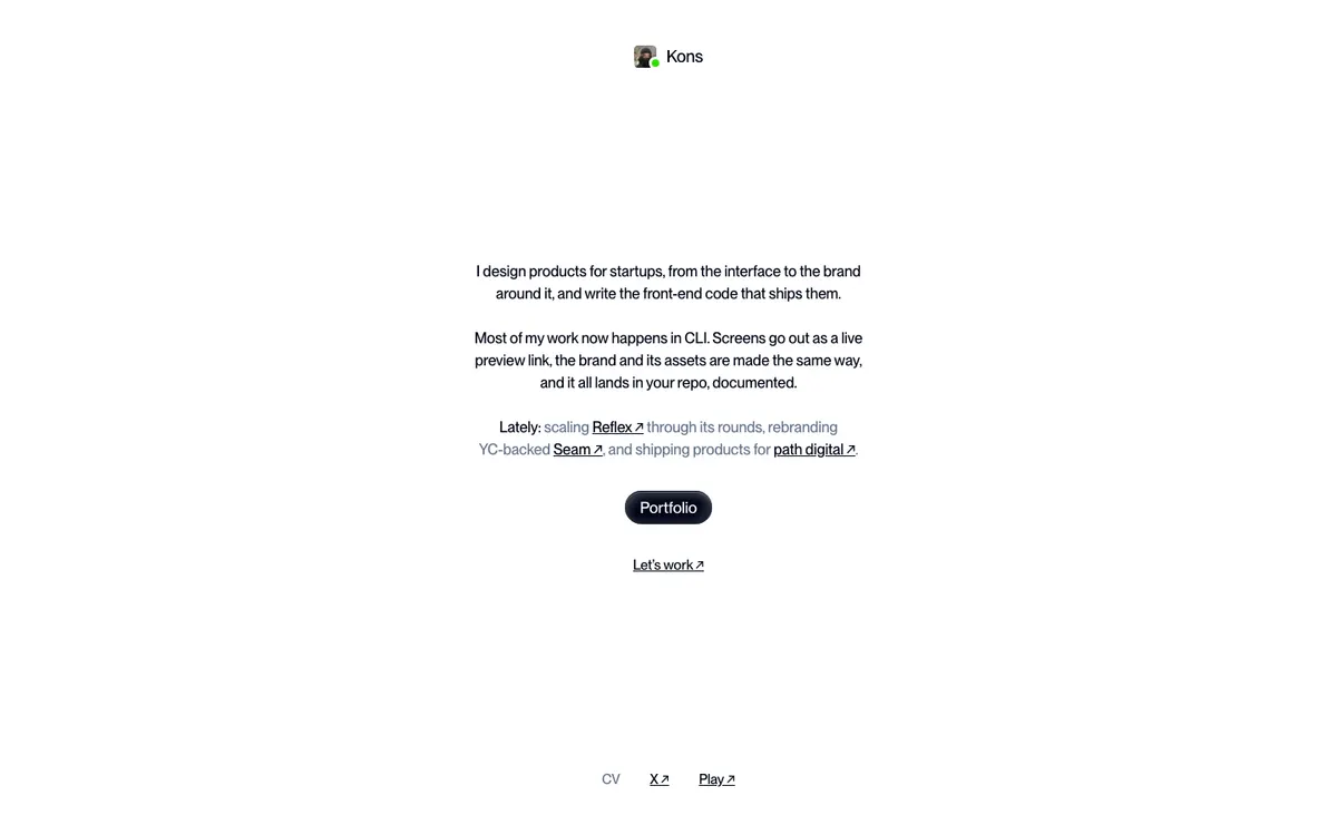 Full-page screenshot of Queelp. Product design for startups and founders (queelp.com)