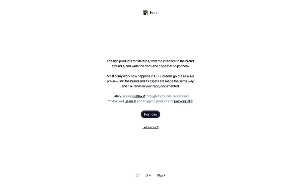 Queelp. Product design for startups and founders website