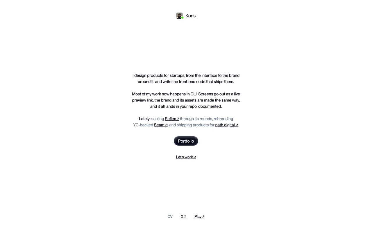 Queelp. Product design for startups and founders website