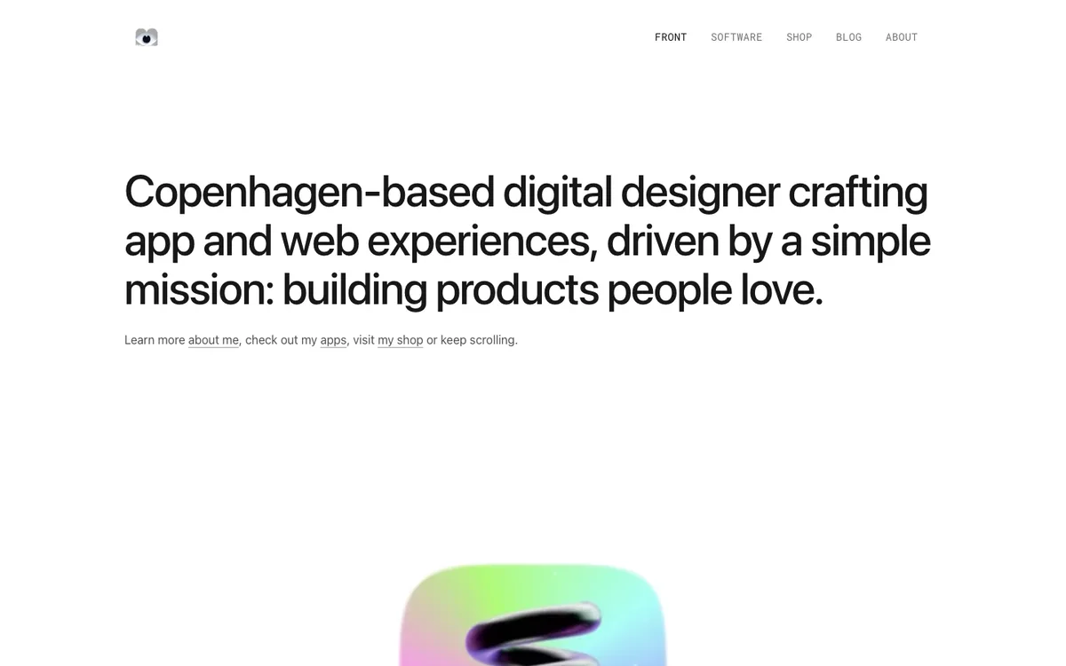 rasmusnielsen.dk website