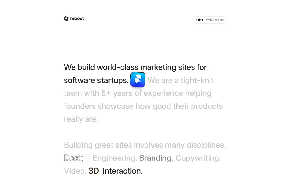 reboot website