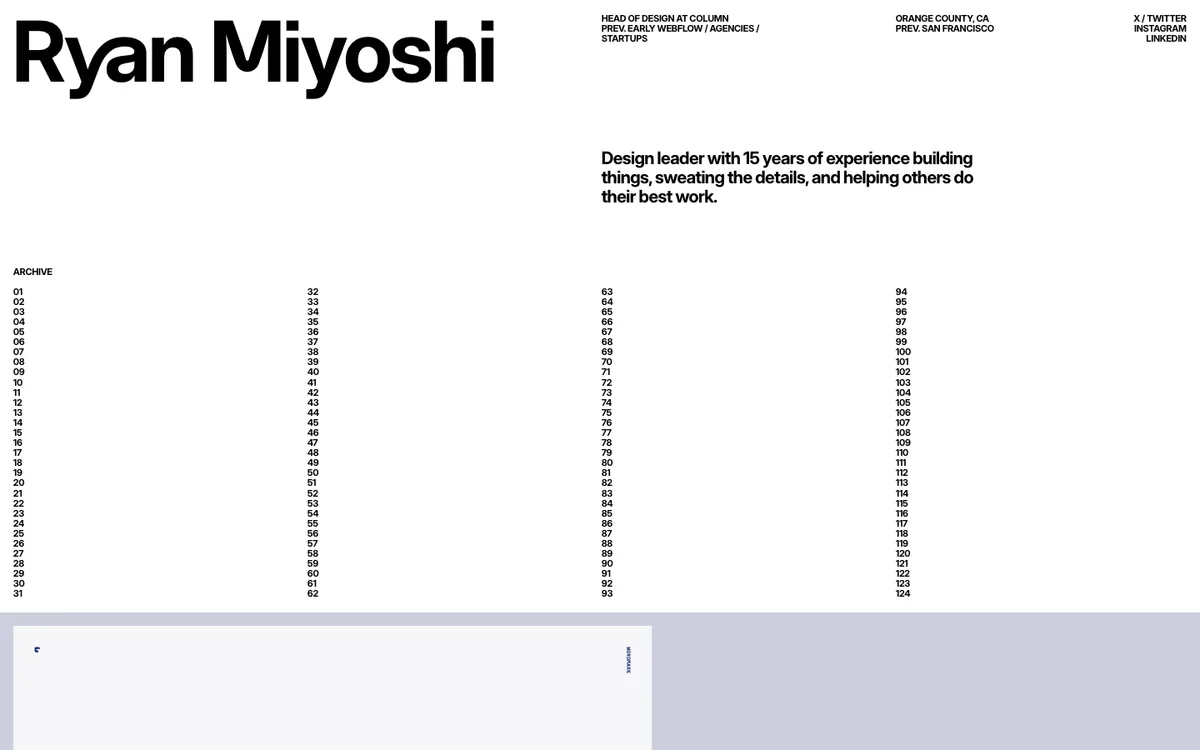 Ryan Miyoshi website