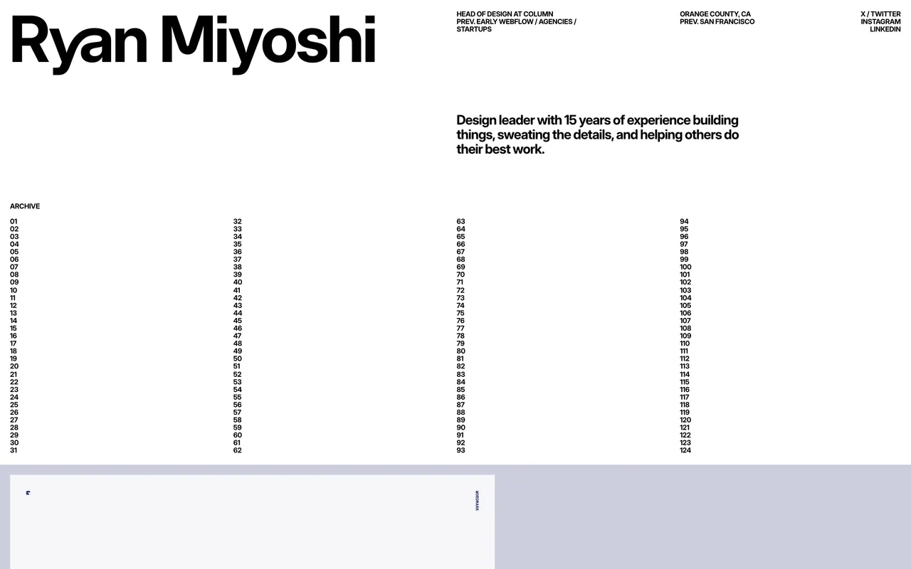 Ryan Miyoshi website
