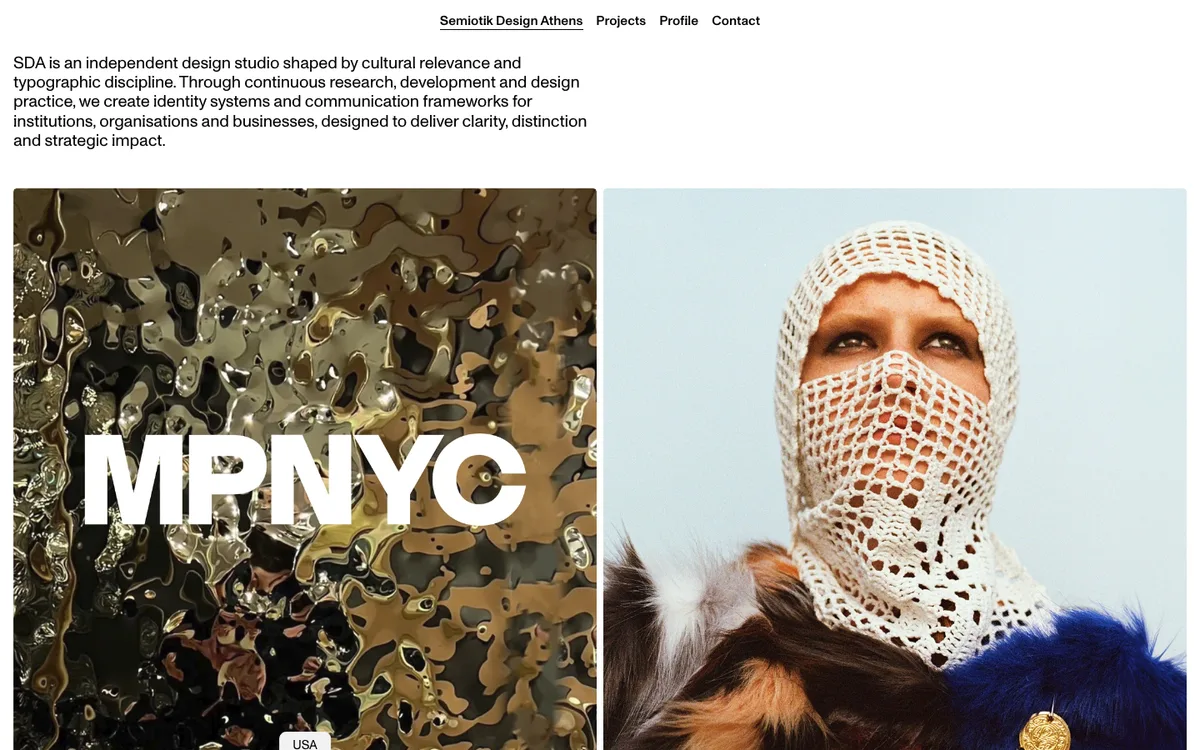 Semiotik Design Agency website