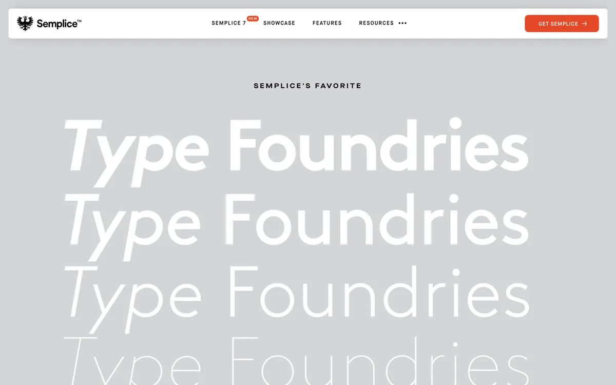 Semplice website