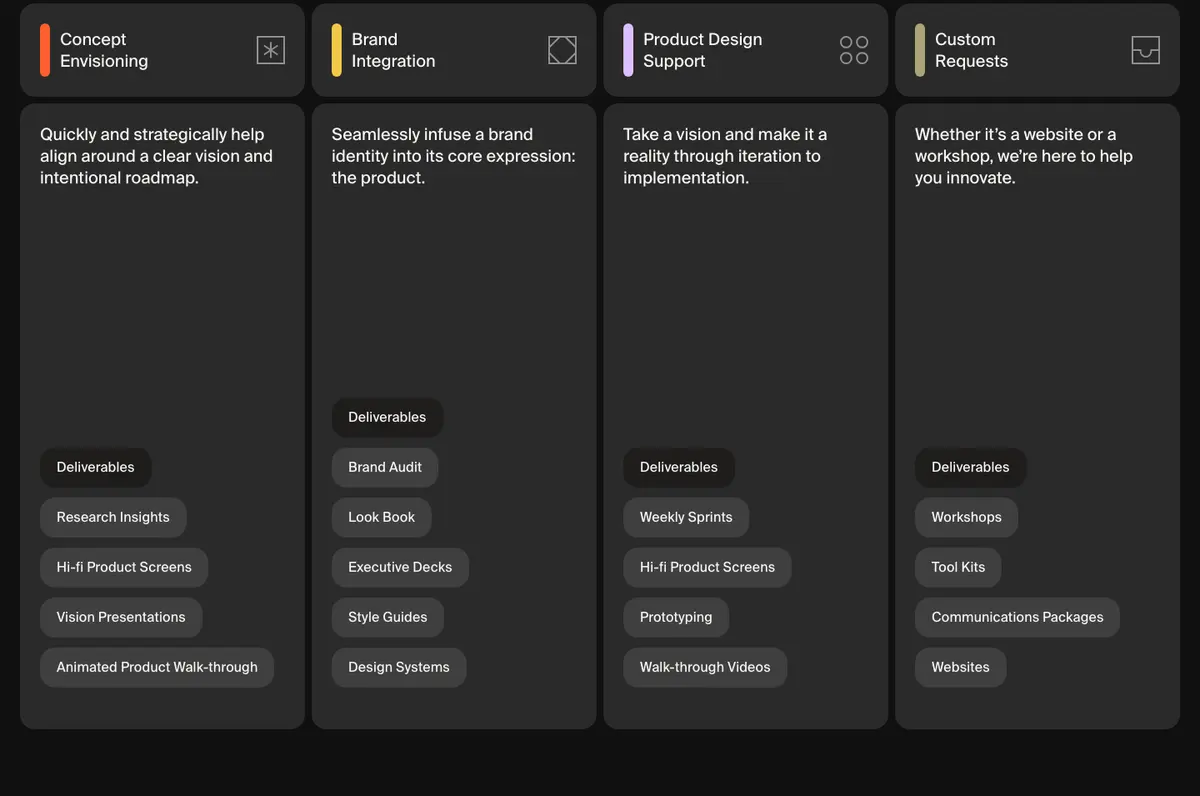 Features section of September Works