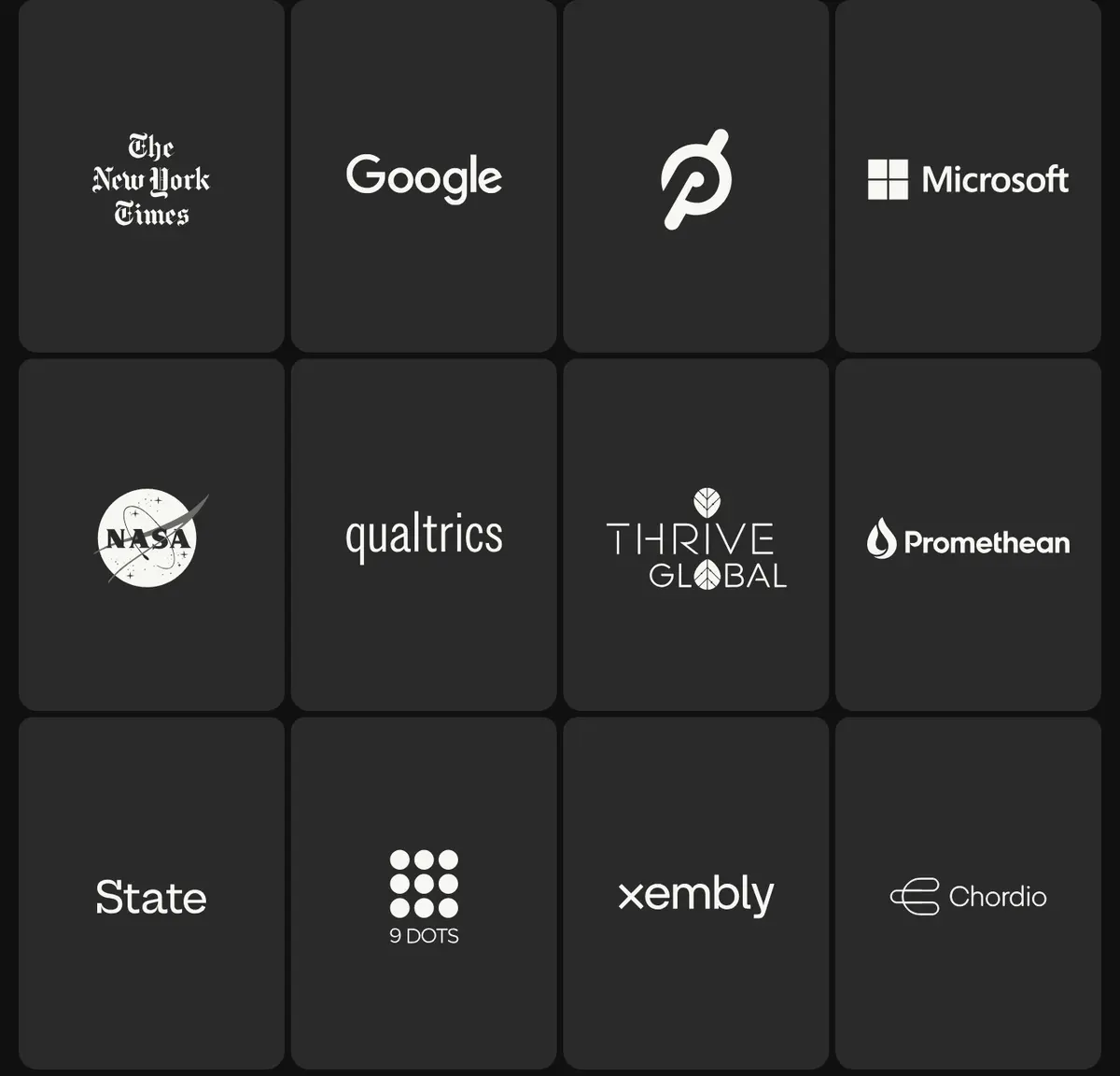 Logos section of September Works