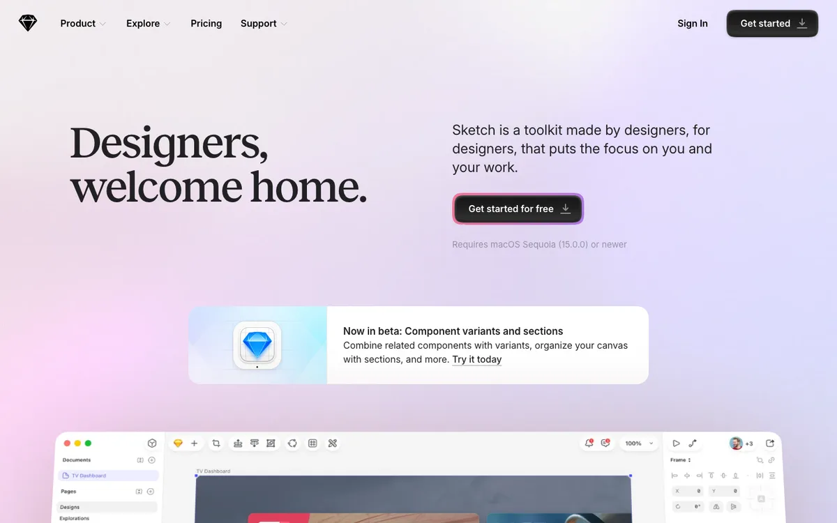 Sketch website