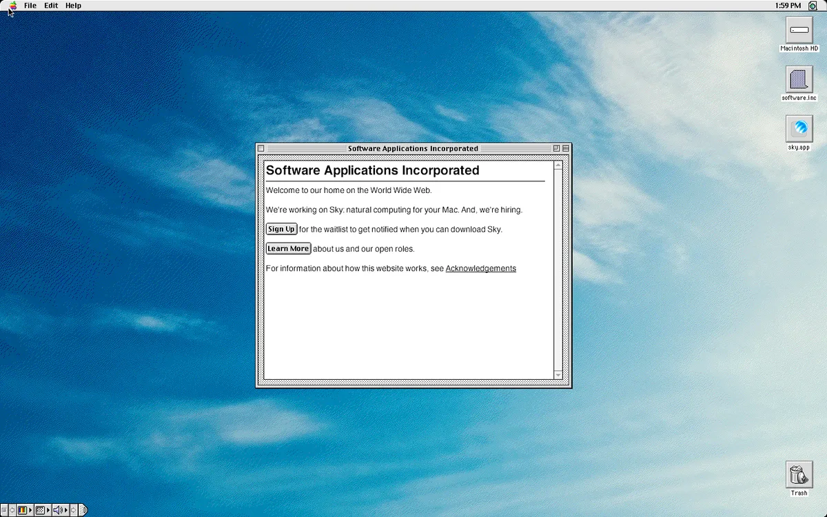 Software Applications Incorporated website