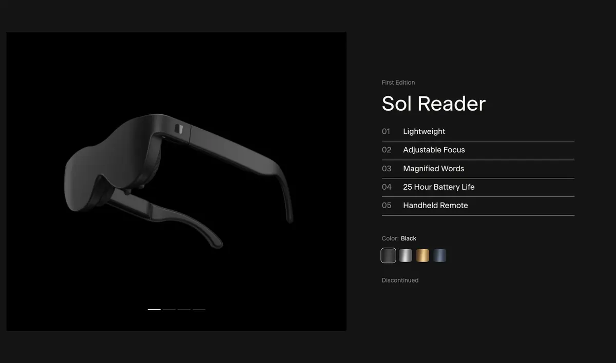 Features section of Sol