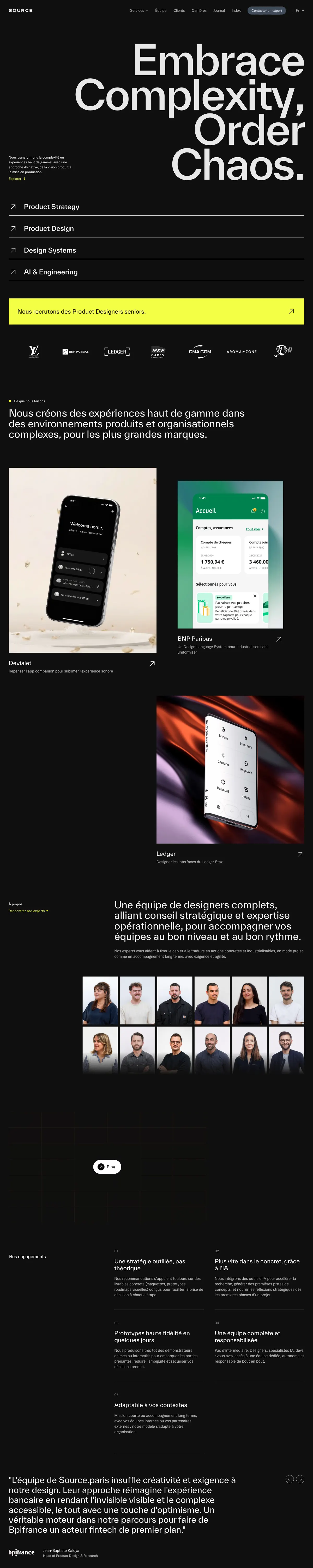 Full-page screenshot of Source (source.paris)