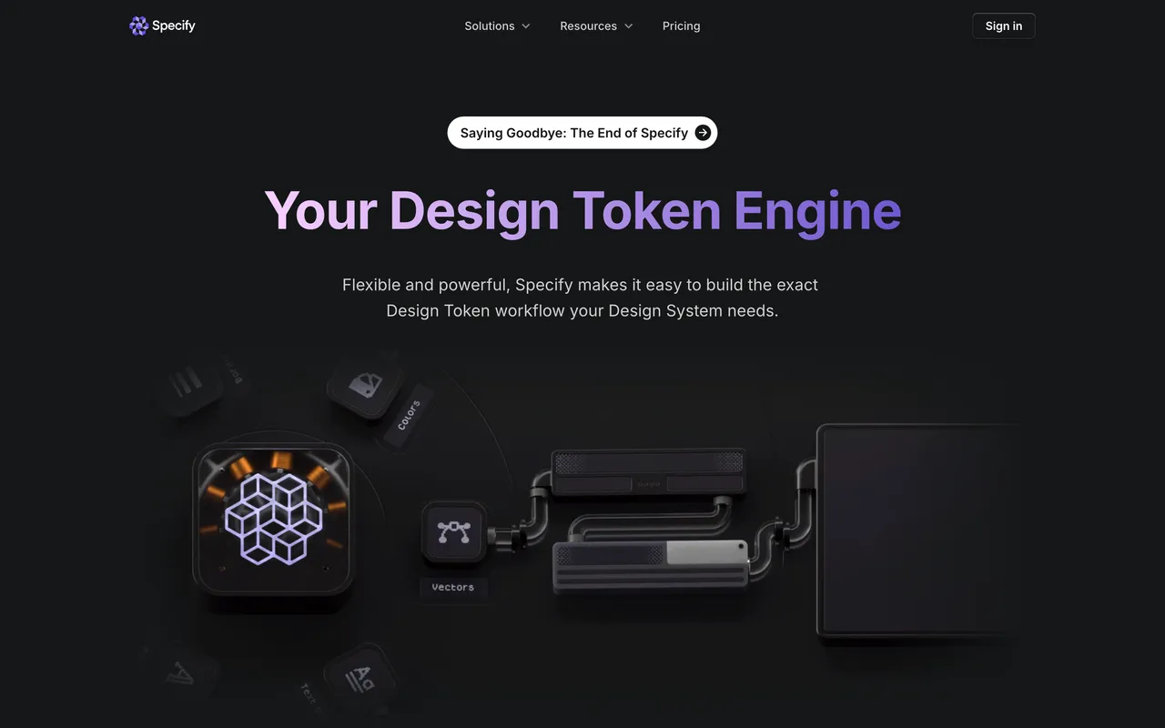 Specify website