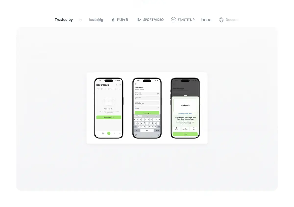 Logos section of spot.design