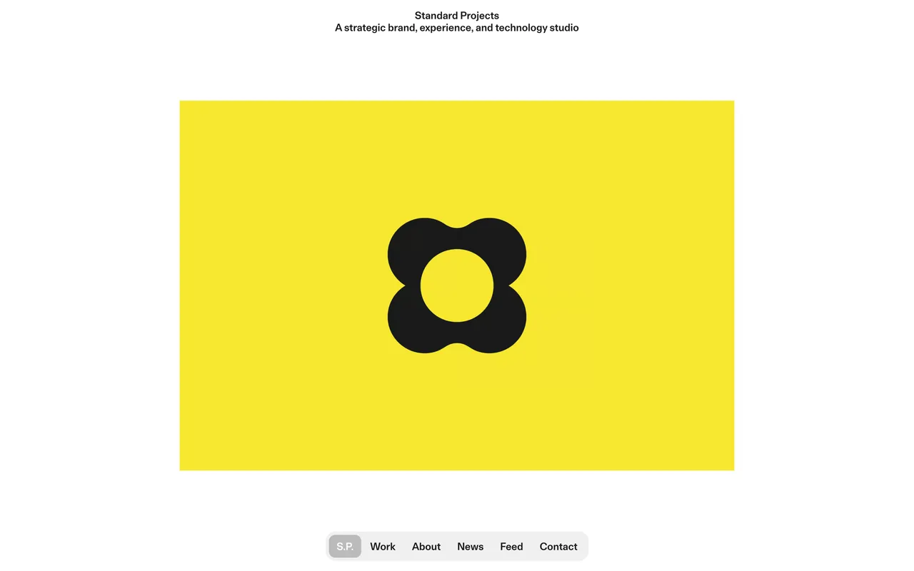 Standard Projects website