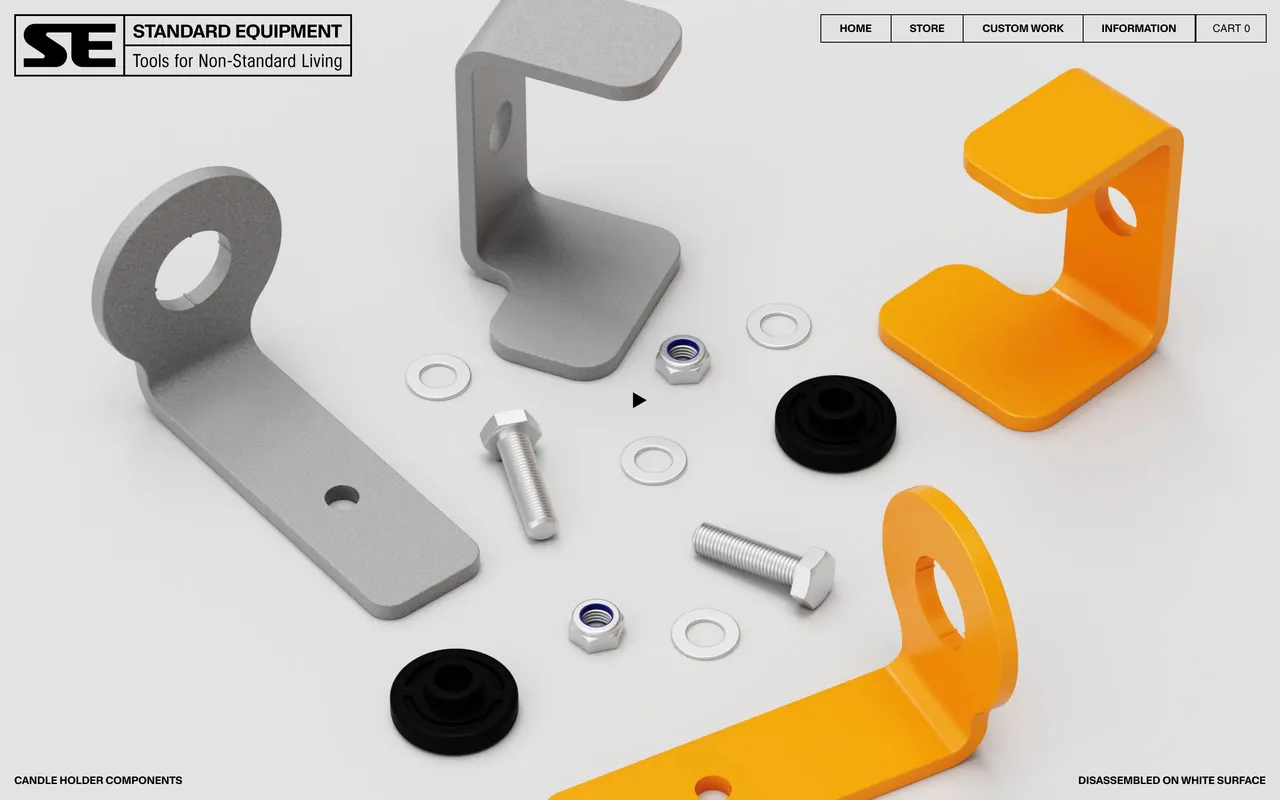 Standard Equipment website