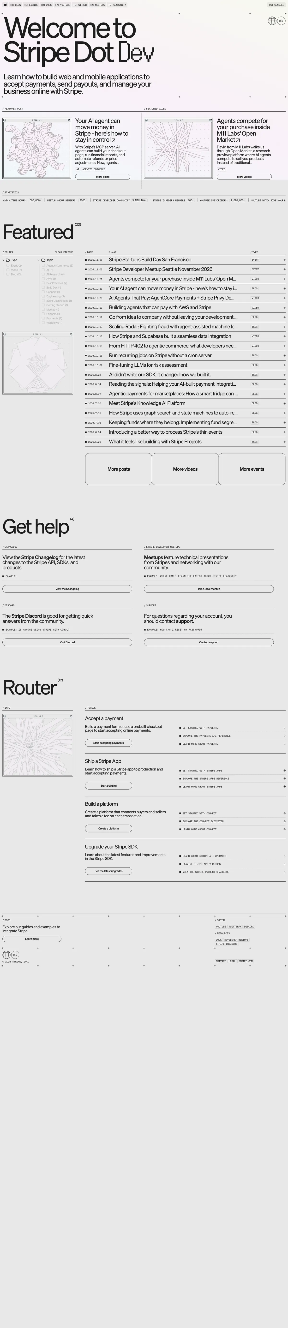 Full-page screenshot of Stripe Dot Dev (stripe.dev)
