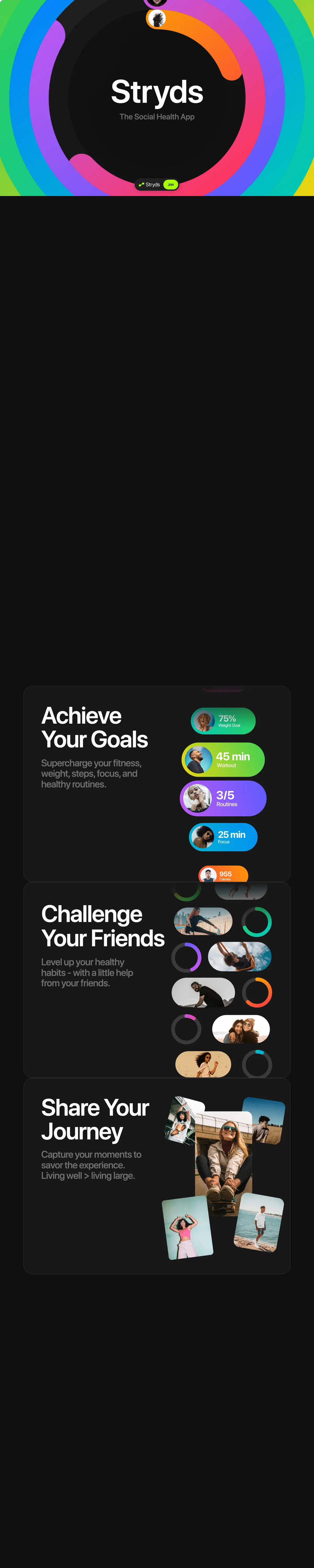 Full-page screenshot of Stryds (stryds.com)