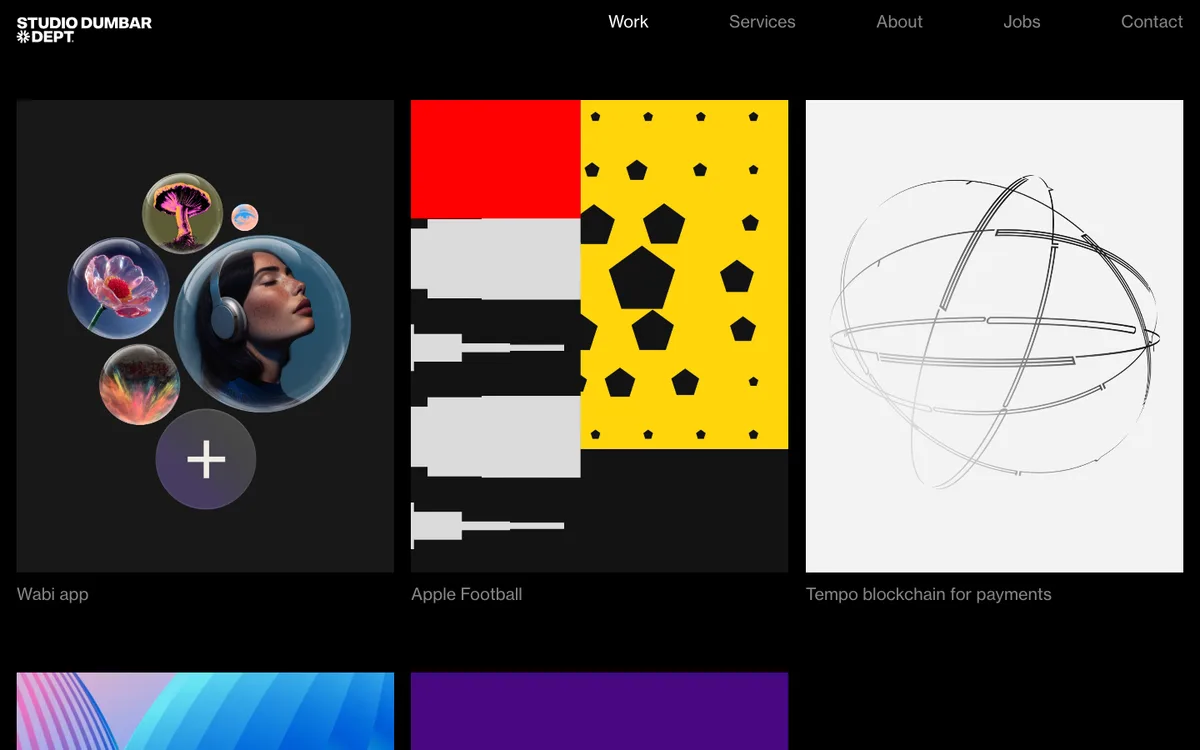 Studio Dumbar website