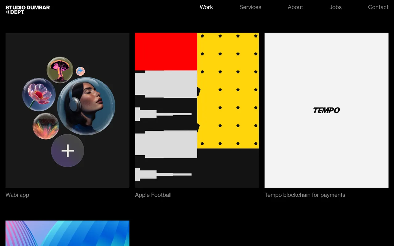 Studio Dumbar website