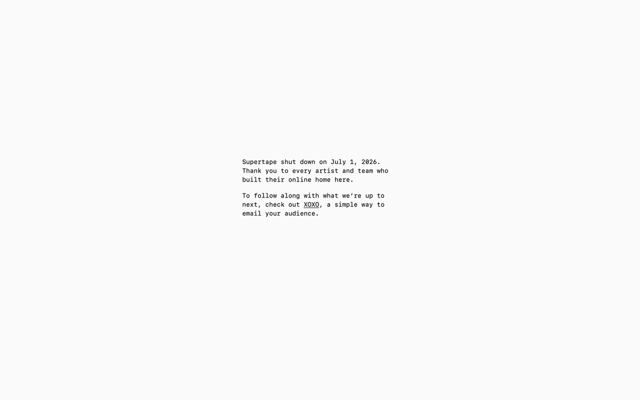 Supertape website