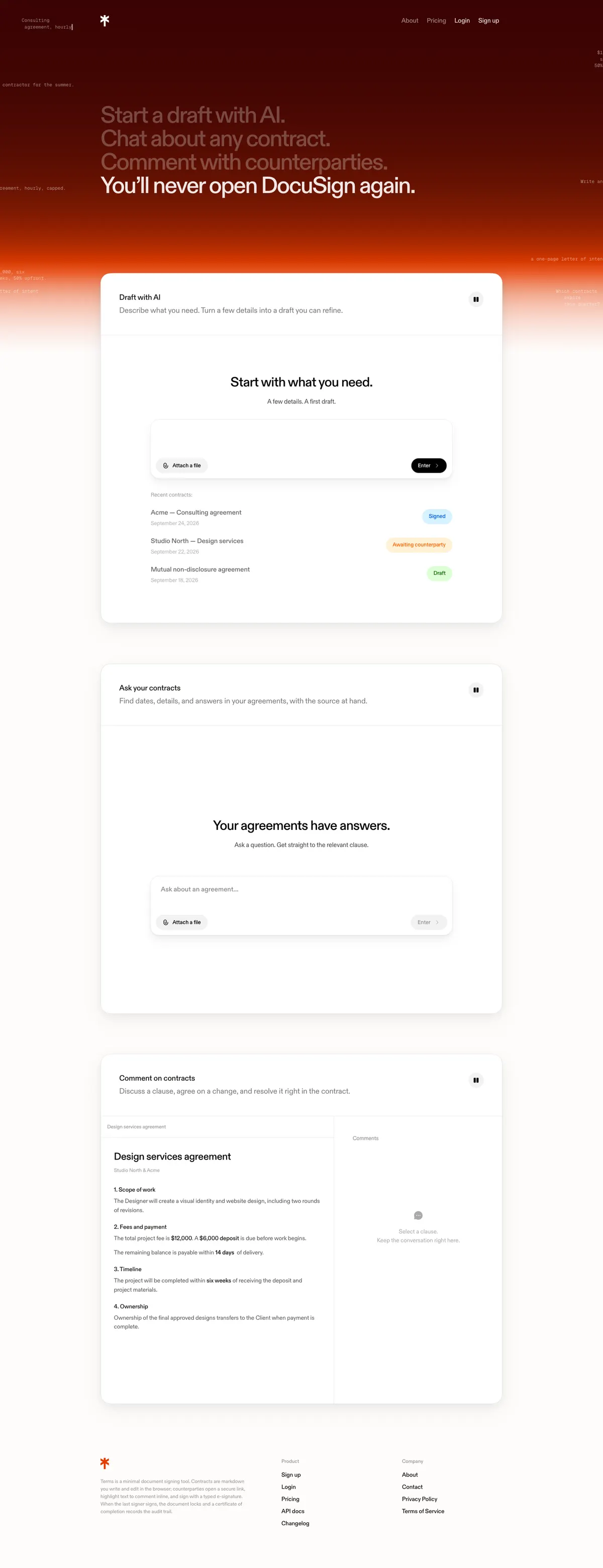 Full-page screenshot of Terms (terms.so)