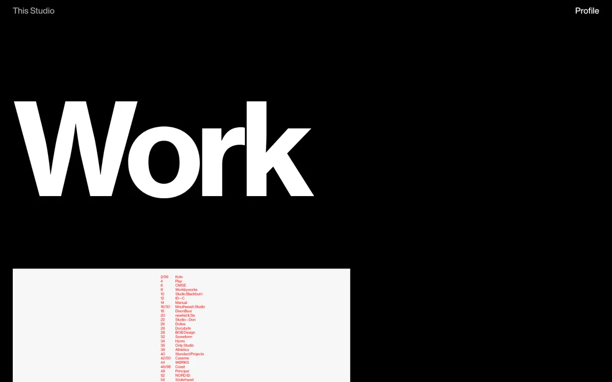 This Studio website
