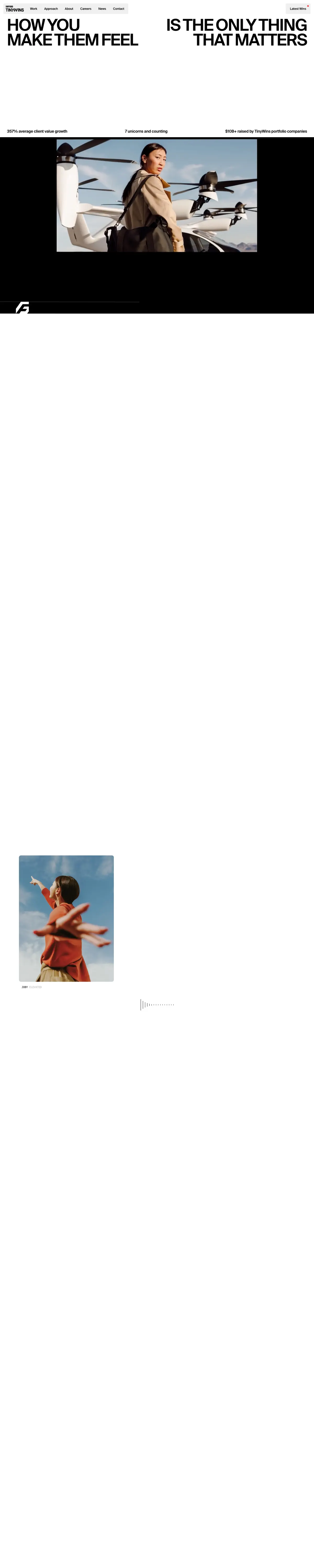 Full-page screenshot of TinyWins (tinywins.com)