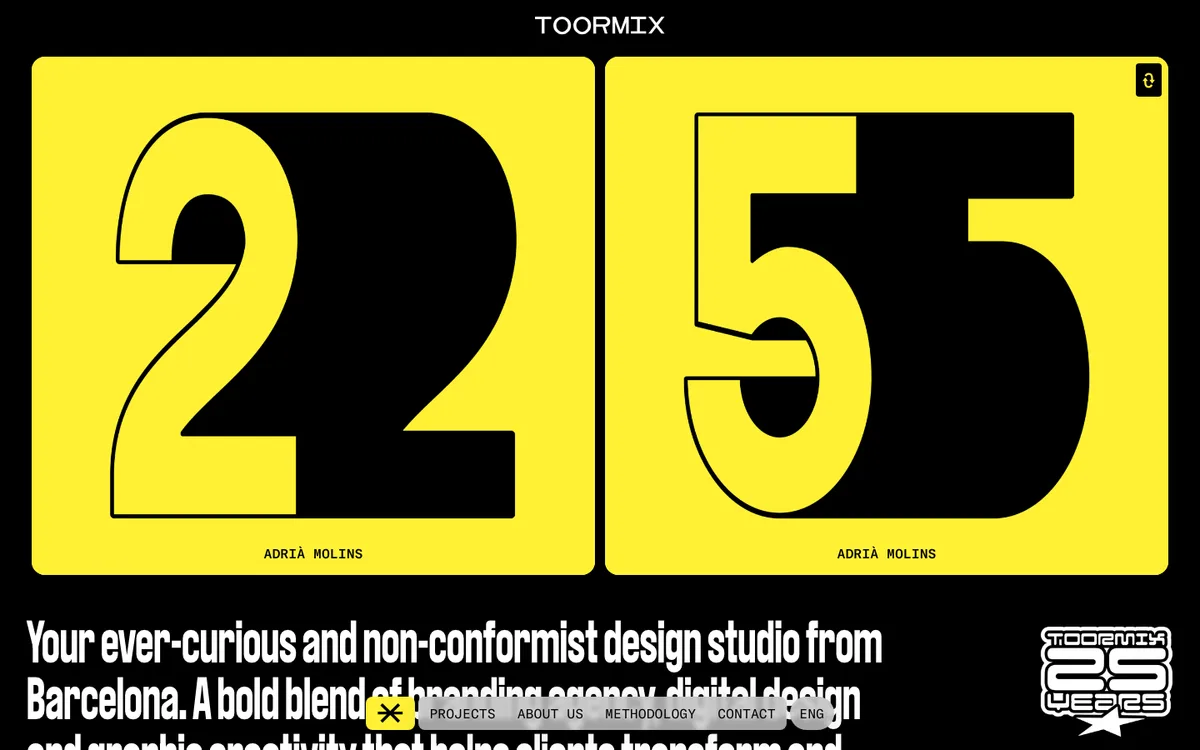 Toormix, agencia de branding y diseño digital Barcelona website